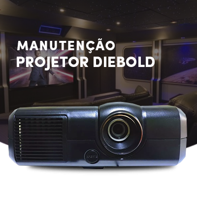 manutenção de projetores Diebold